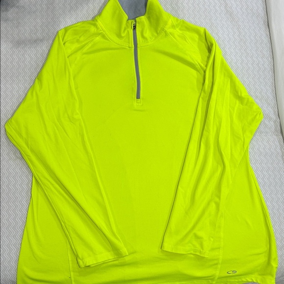 Champion Tops - Champion Neon Yellow and Gray Pullover